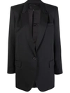 Nili Lotan Diane Single-breasted Blazer Jacket In Black