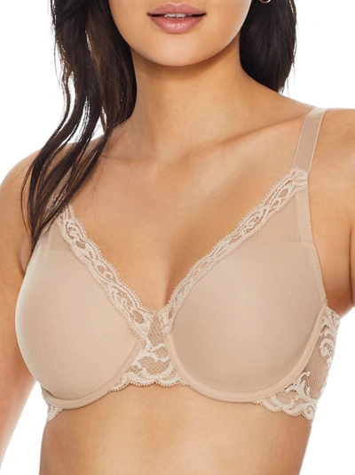 Natori Feathers Full Figure Bra In Cafe