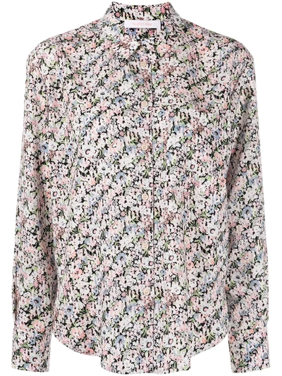 See By Chloé Floral-print Long-sleeve Shirt In Multi