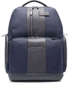 PIQUADRO PANELLED TWO-TONE BACKPACK
