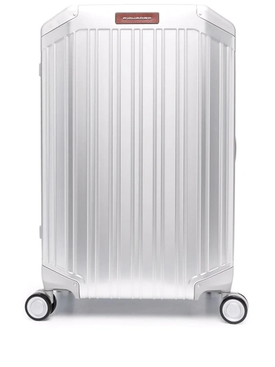 Piquadro Big Alu Spinner Hardcase Trolley In Grey