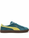 PUMA SUEDE VTG "BLUE CORAL/YELLOW ALERT" SNEAKERS