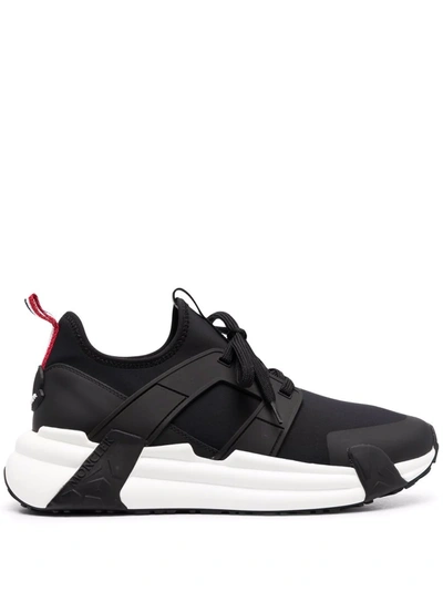 MONCLER PANELLED CHUNKY SNEAKERS