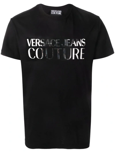 Versace Jeans Couture Versace Metallic Logo T-shirt Black