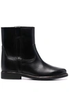 ISABEL MARANT SUSEE LEATHER ANKLE BOOTS