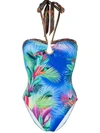 Camilla Whats Your Vice-print Swimsuit In Blue