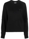 Y-3 CHEST LOGO-PRINT SWEATSHIRT