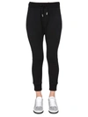 Dsquared2 Drawstring Stretch-fit Track Pants In Black