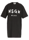 Msgm Short Dresses In Nero