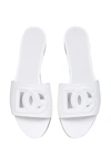 DOLCE & GABBANA SLIDE SANDALS WITH LOGO