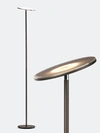 Brightech Sky Led Torchiere Floor Lamp In Brown