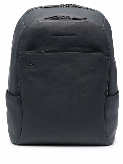 Piquadro Square Laptop Backpack In Blau