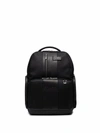 Piquadro Fast Check Panelled Backpack In Schwarz