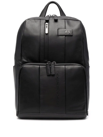 Piquadro Urban Panelled Backpack In Schwarz