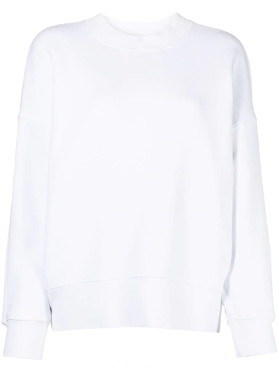 Palm Angels Logo-print Sweatshirt In White