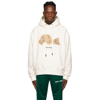 PALM ANGELS OFF-WHITE BEAR HOODIE
