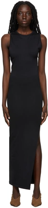 Simon Miller Lou Black Cut-out Stretch-jersey Midi Dress In Black
