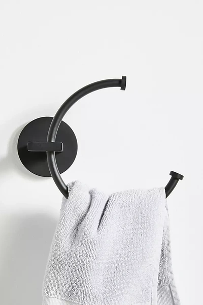 Anthropologie Bridgette Towel Ring In Black