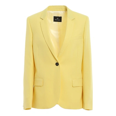 Pre-owned Paul Smith Wool Blazer In Yellow
