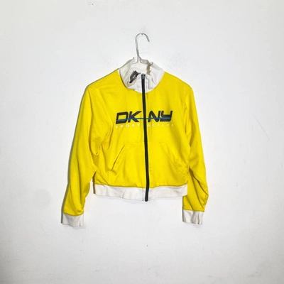 Pre-owned Dkny Top In Yellow