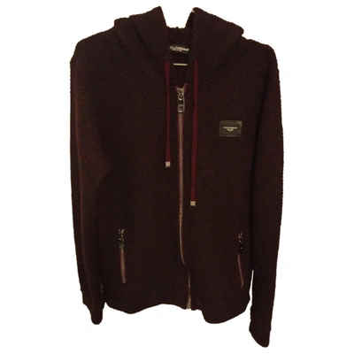 Pre-owned Dolce & Gabbana Jacket In Burgundy