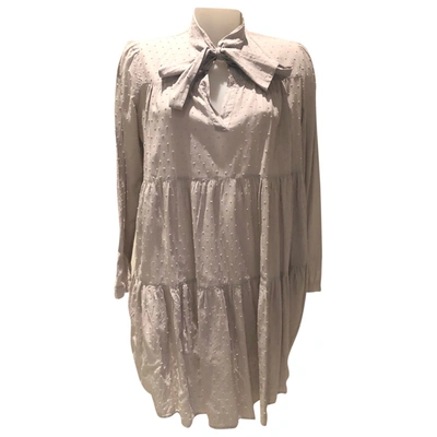 Pre-owned Cycle Mini Dress In Grey