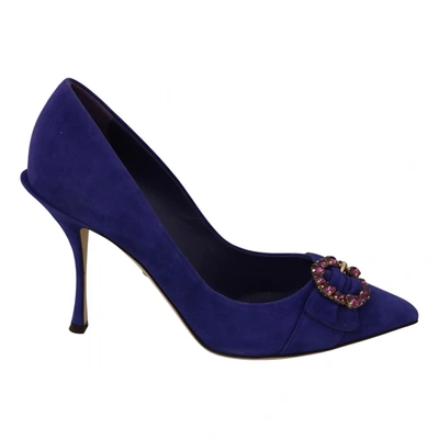 Pre-owned Dolce & Gabbana Heels In Purple
