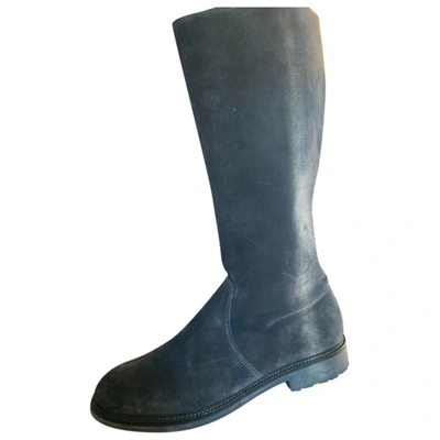 Pre-owned Gallucci Boots In Grey
