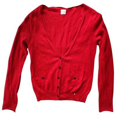 Pre-owned Des Petits Hauts Cardigan In Red