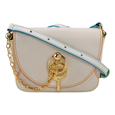 Pre-owned Jw Anderson Leather Handbag In White