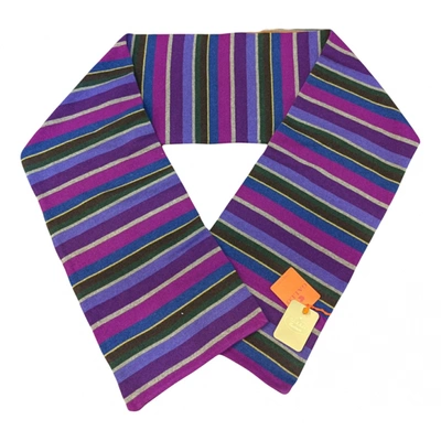 Pre-owned Gallo Wool Scarf In Multicolour