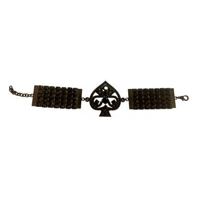 Pre-owned John Richmond Necklace In Black