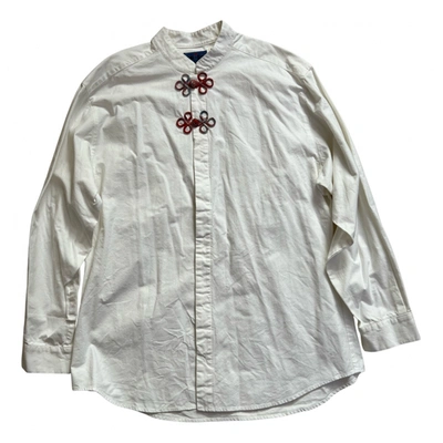 Pre-owned Blue Blue Japan Shirt In White