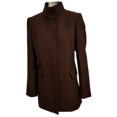 Pre-owned Seventy Wool Jacket In Brown