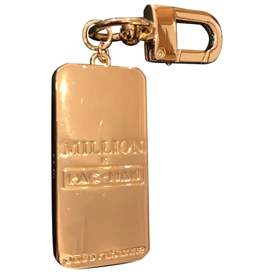 Pre-owned Rabanne Key Ring In Gold