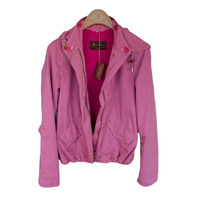 Pre-owned Loro Piana Biker Jacket In Pink