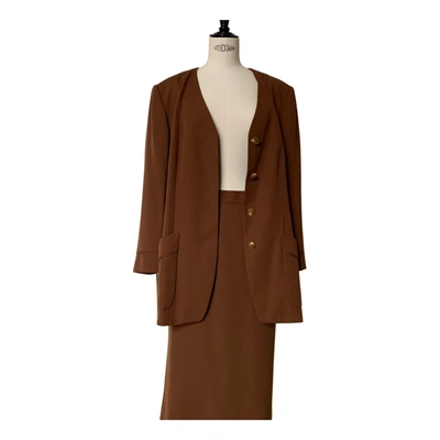 Pre-owned Givenchy Suit Jacket In Brown