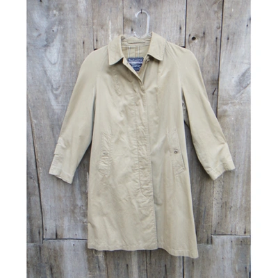 Pre-owned Burberry Trench Coat In Beige