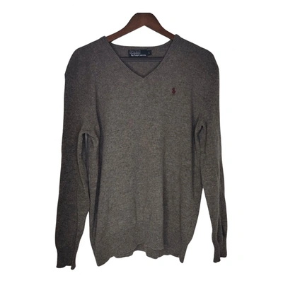 Pre-owned Polo Ralph Lauren Wool Knitwear & Sweatshirt In Grey
