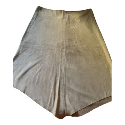 Pre-owned Jitrois Mid-length Skirt In Ecru