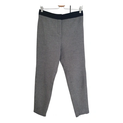 Pre-owned M Missoni Wool Trousers In Grey