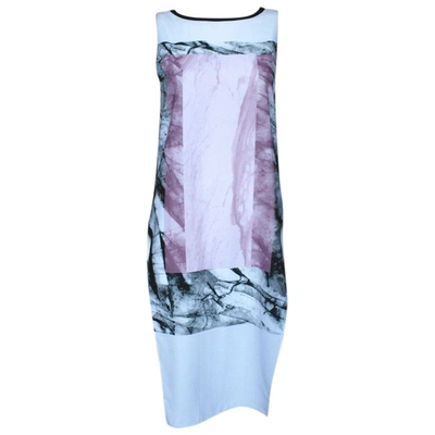 Pre-owned Helmut Lang Silk Maxi Dress In Multicolour