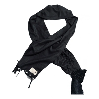 Pre-owned Dior Cashmere Scarf & Pocket Square In Black