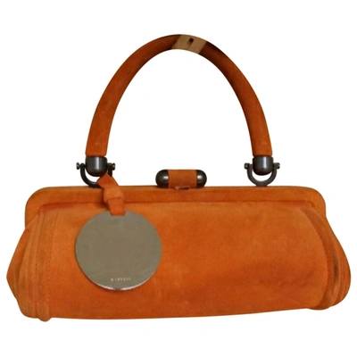 Pre-owned Givenchy Handbag In Orange