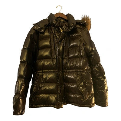 Pre-owned Moncler Puffer In Brown