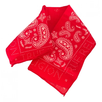 Pre-owned True Religion Scarf & Pocket Square In Red