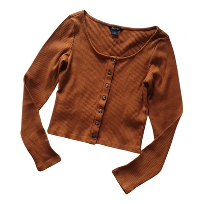 Pre-owned Monki Knitwear In Brown