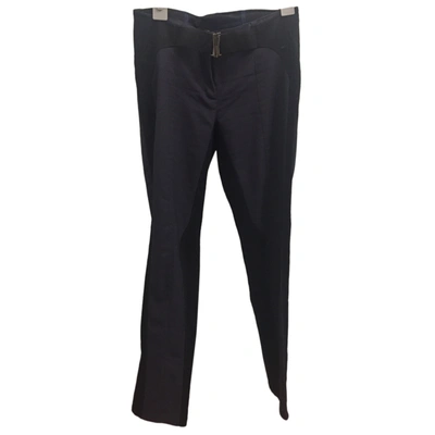 Pre-owned Marc Cain Trousers In Blue