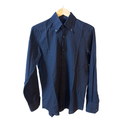 Pre-owned Massimo Dutti Shirt In Black