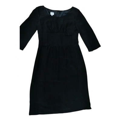 Pre-owned Armani Collezioni Silk Maxi Dress In Black